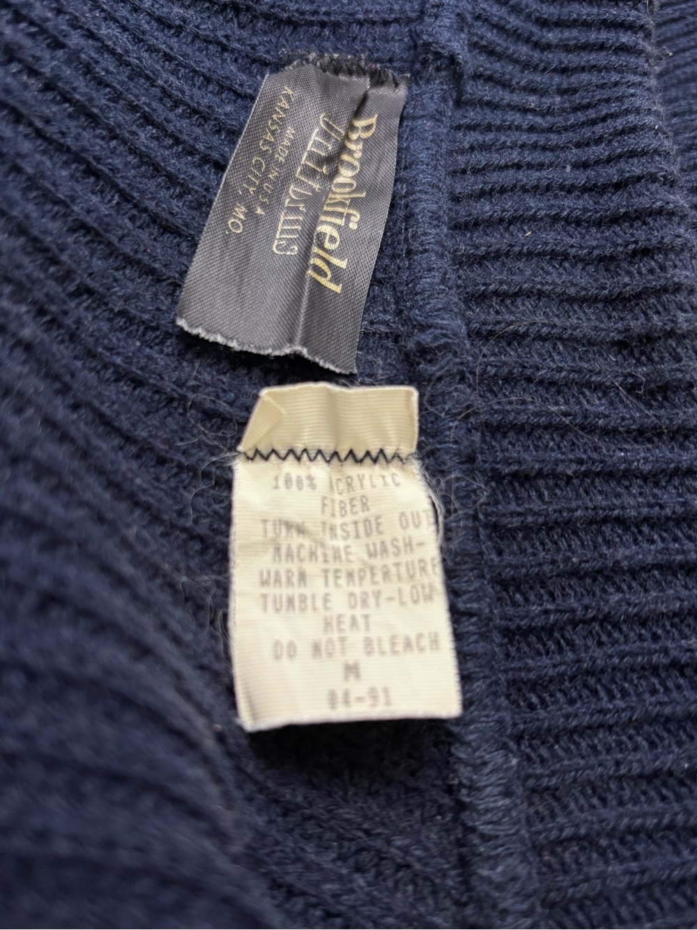 Vintage US Postal Service Uniform Cardigan Medium 1990s USPS Made In USA - Picture 6 of 8